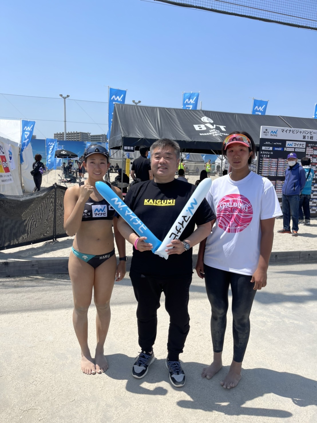 マイナビジャパンビーチバレーボールツアー2022立川立飛大会最終順位は9位でした！