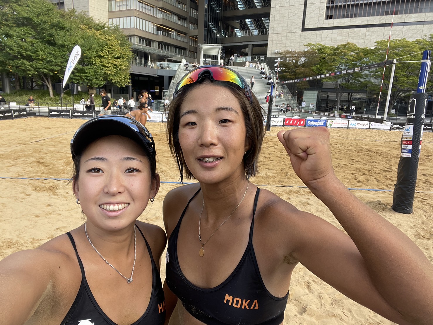 マイナビジャパンビーチバレーボールツアー2022 ファイナルグランフロント大阪大会の結果は5位です